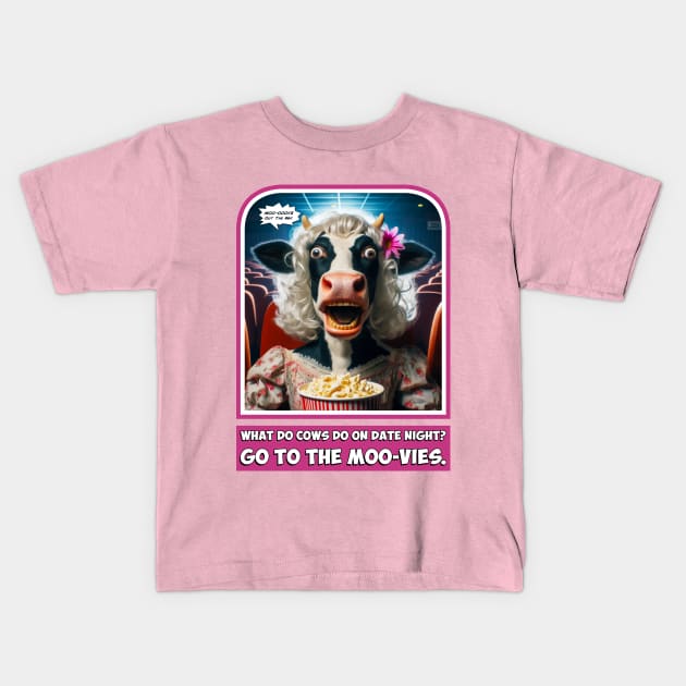 Cow Kids T-Shirt by The Design Deck